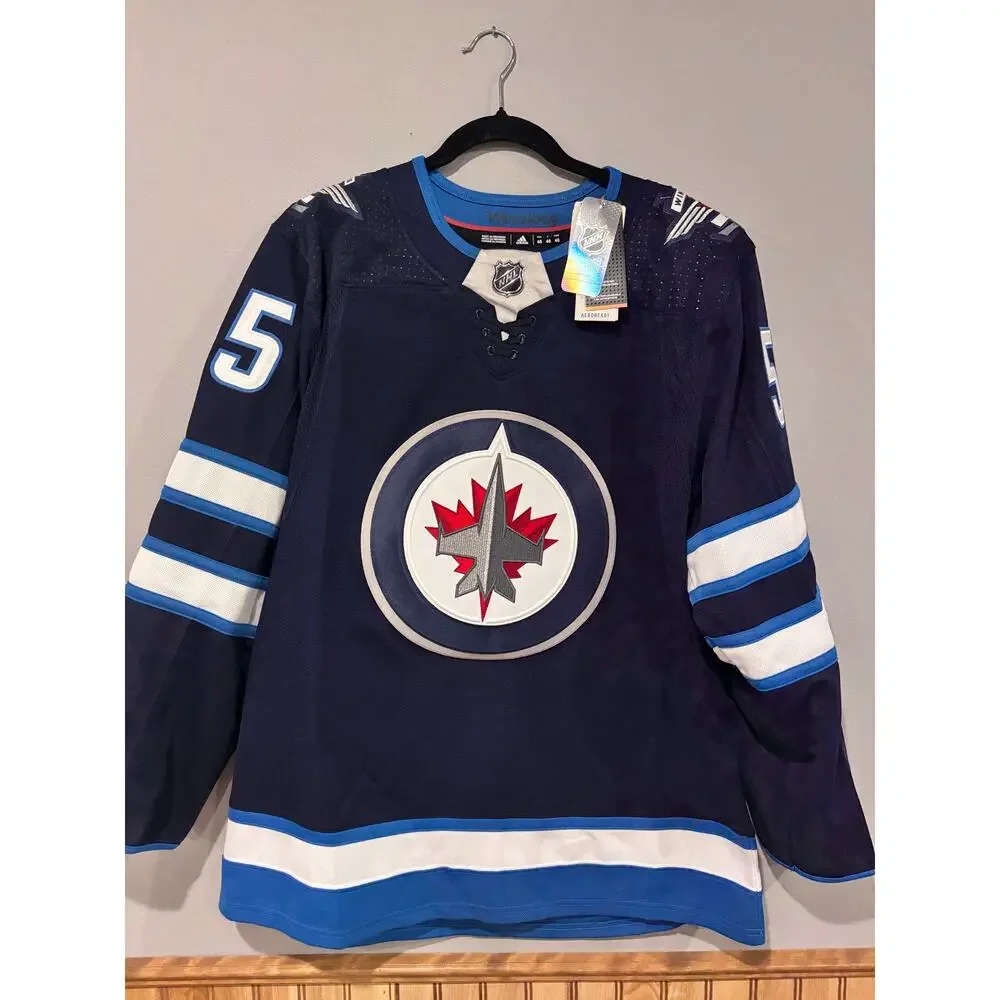 Winnipeg Jets Scheifele Navy and White NHL Jersey #55